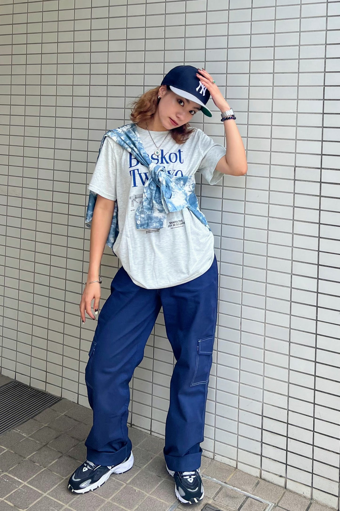 BaskotプリントTシャツ DPA39107