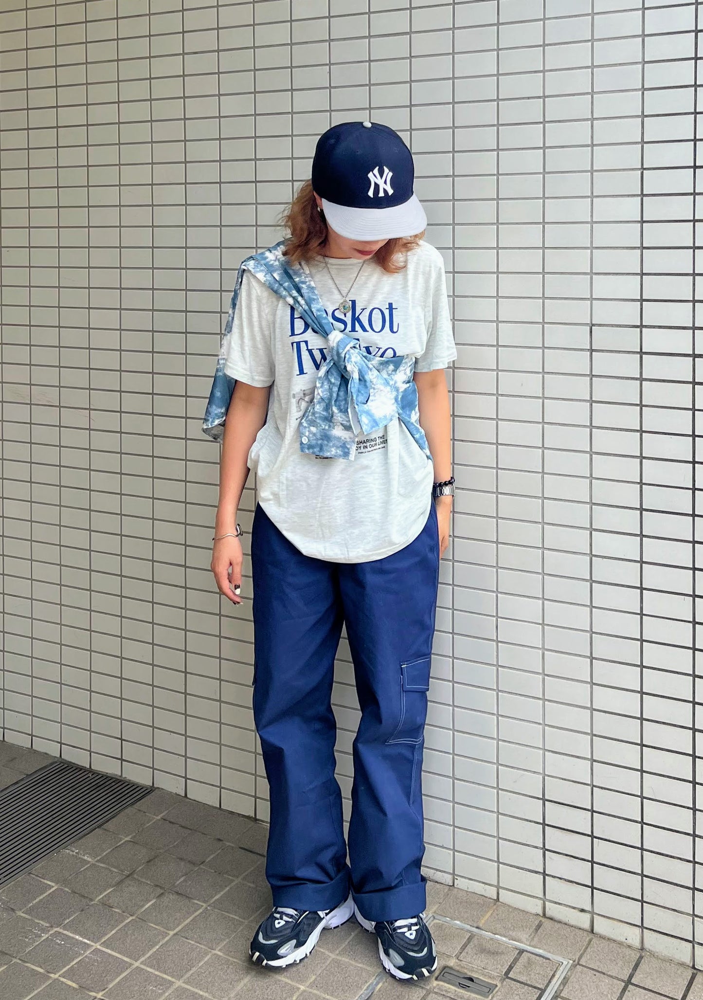 BaskotプリントTシャツ DPA39107
