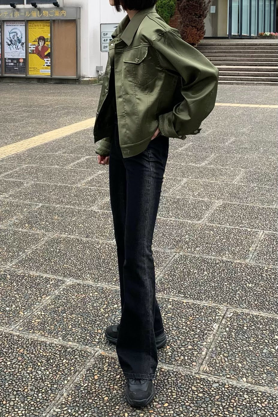 カーキショートジャケット DPA76050