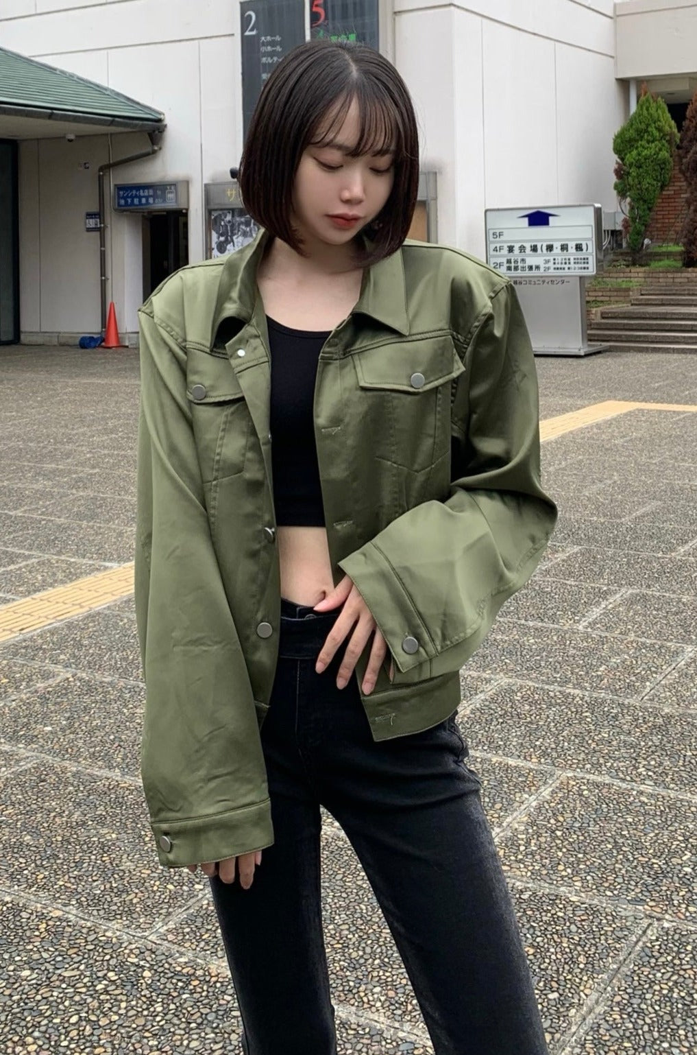 カーキショートジャケット DPA76050