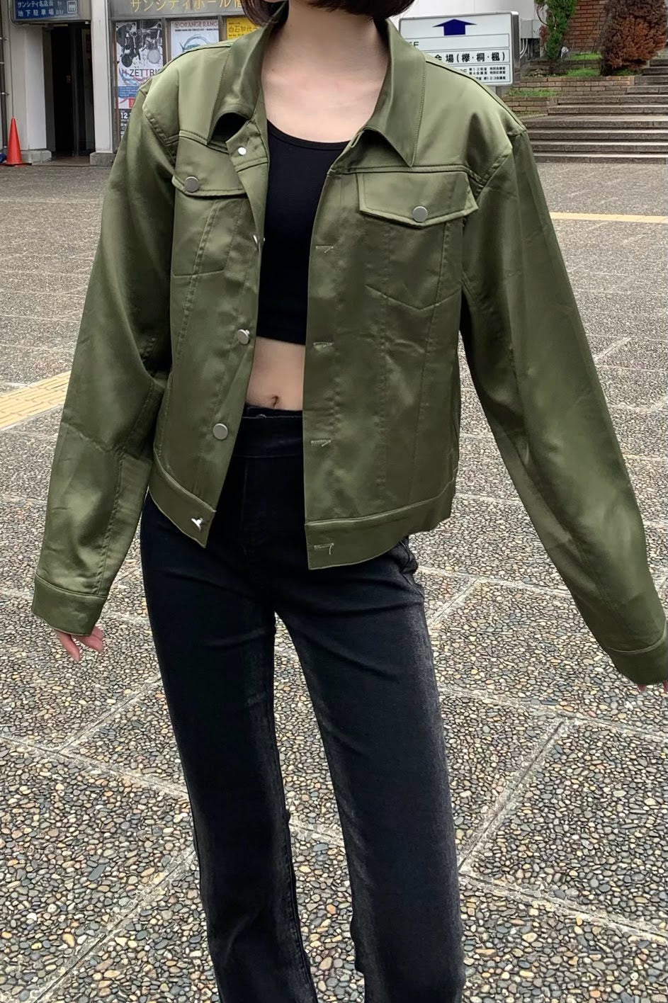 カーキショートジャケット DPA76050