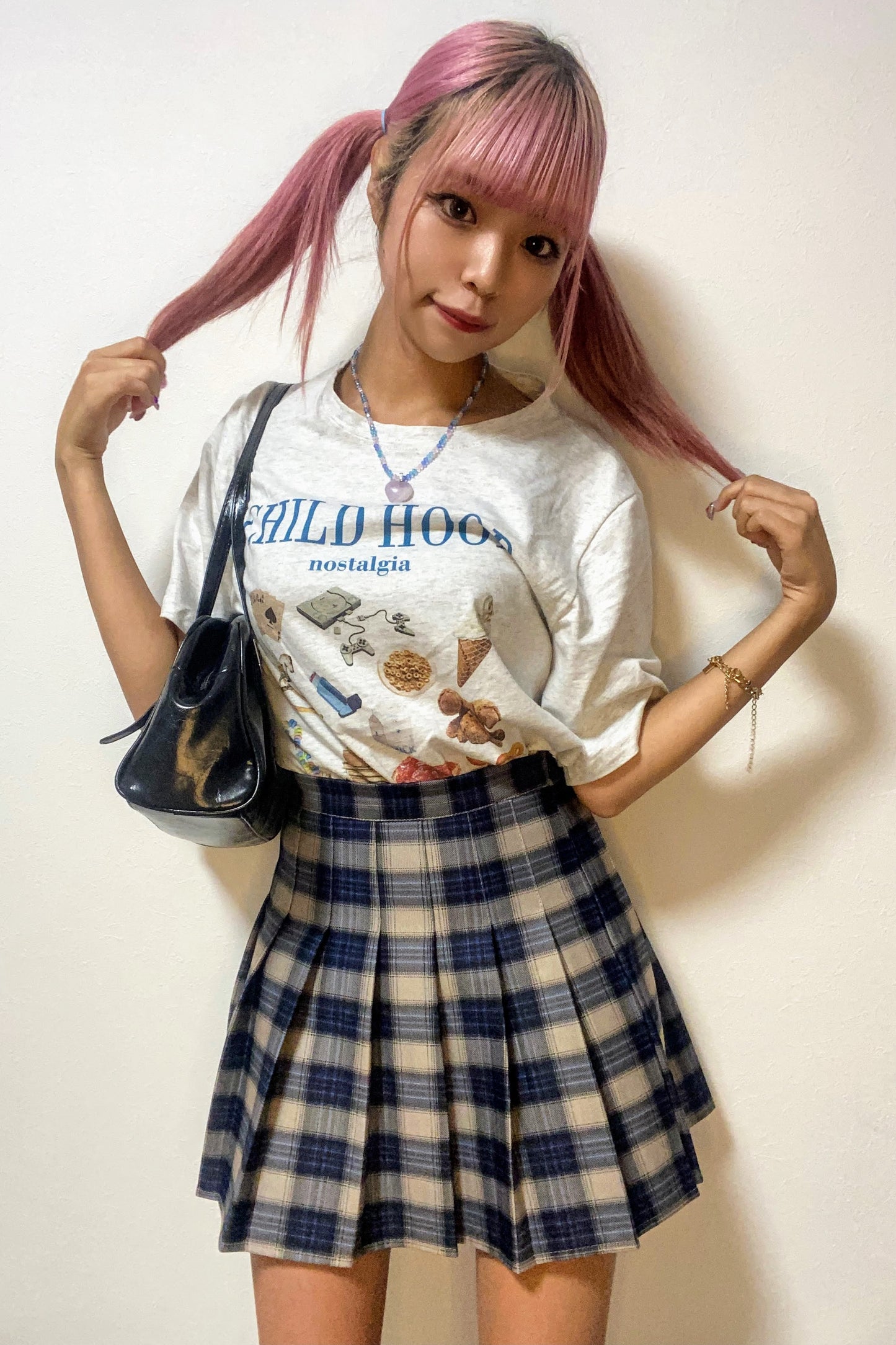 チェック柄プリーツスカート DPA99028