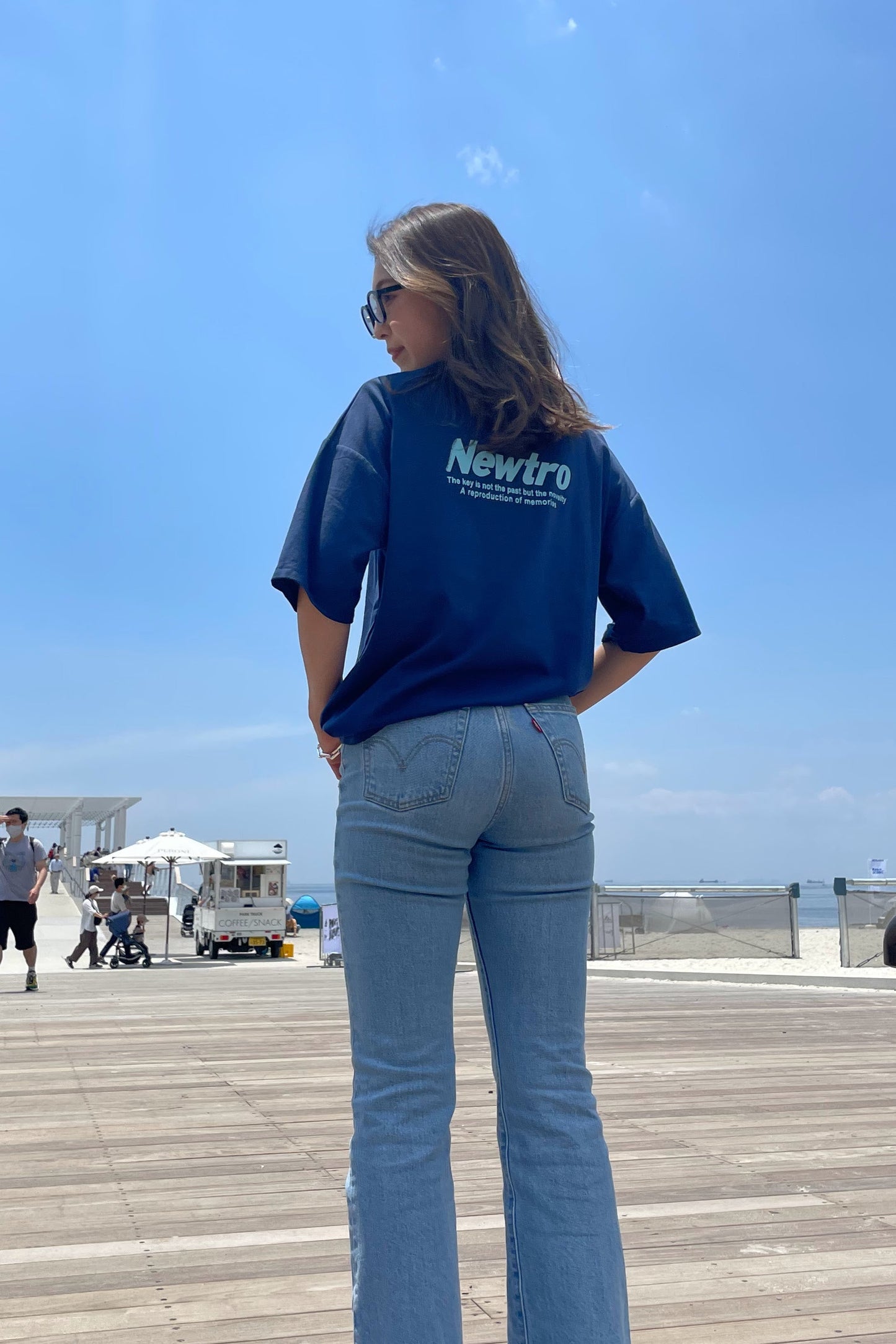 NewtroオーバーTシャツ DPA30048