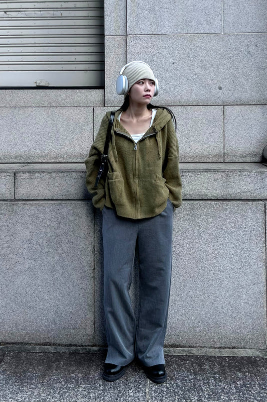 ジッパーオーバーカーディガン DPB43009