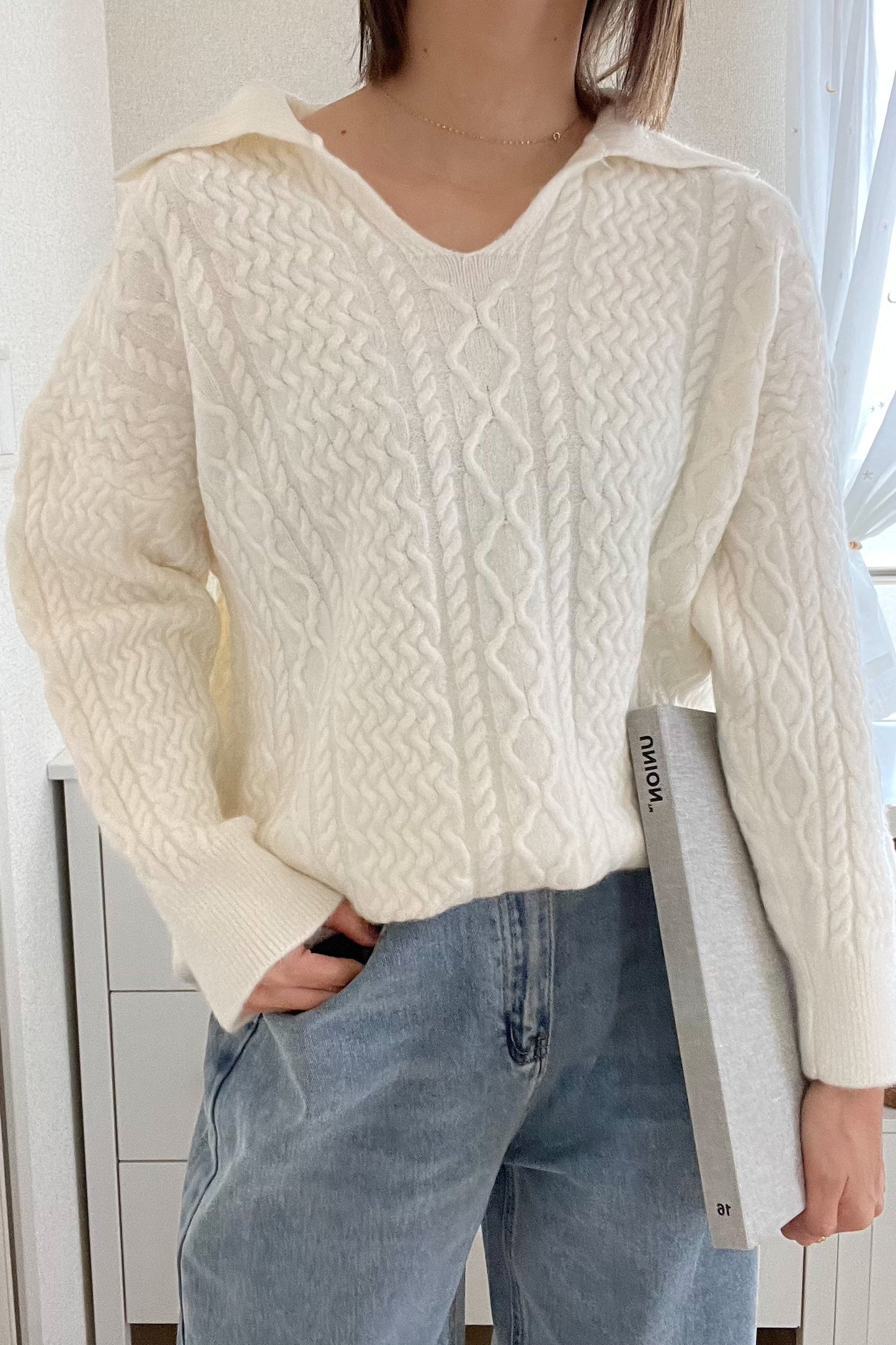 スキッパーオーバーニット CPA04046