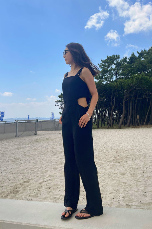 ブラックキャミオールインワン DPA30059