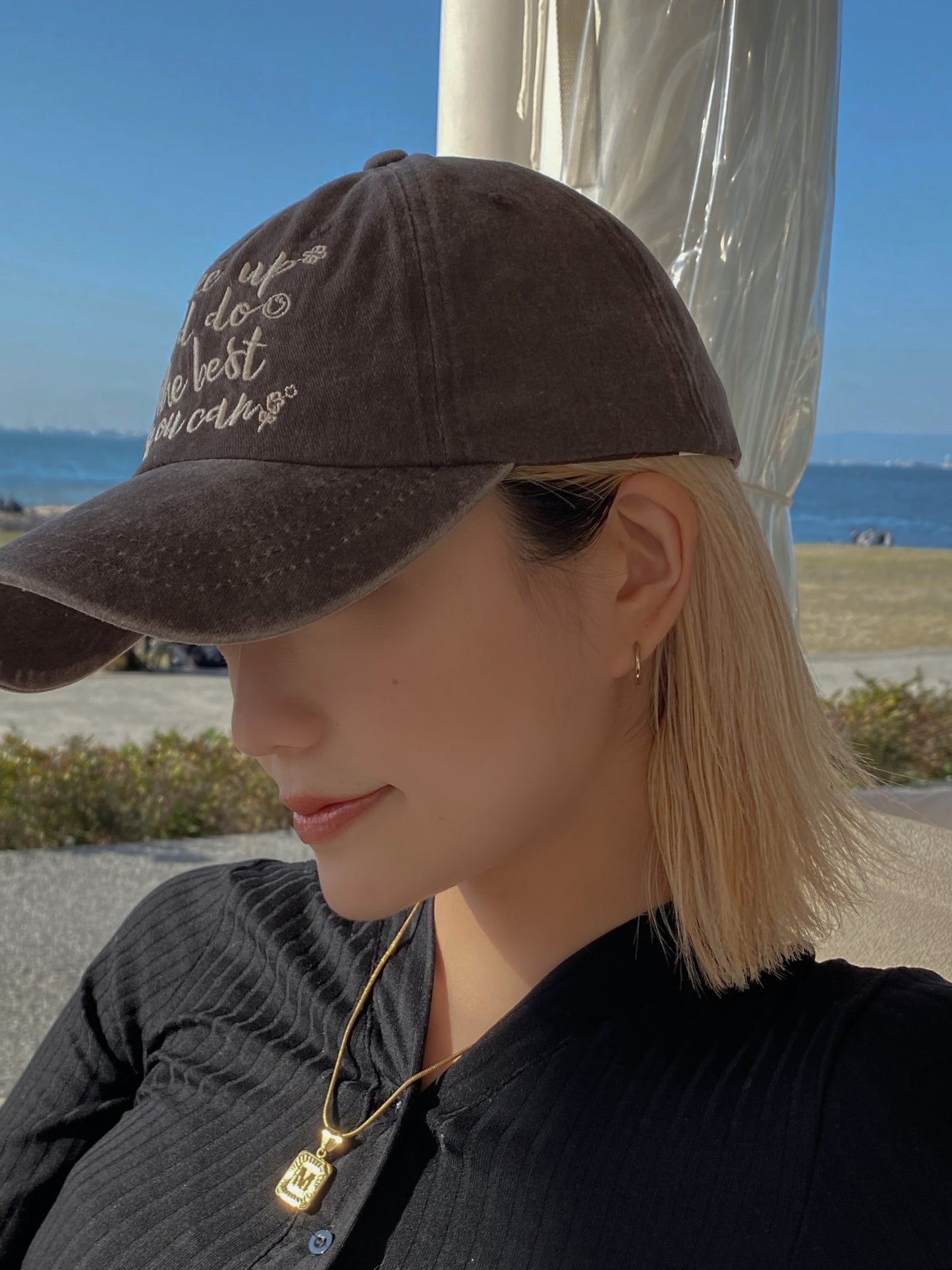 ビンテージライクロゴキャップ DPB26103