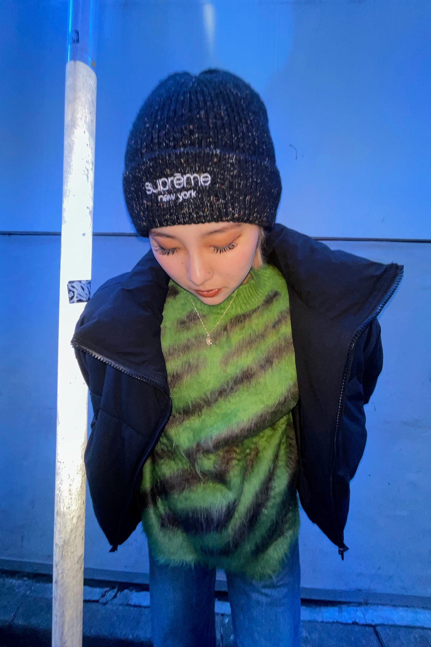 モヘアデザインニット DPA87098