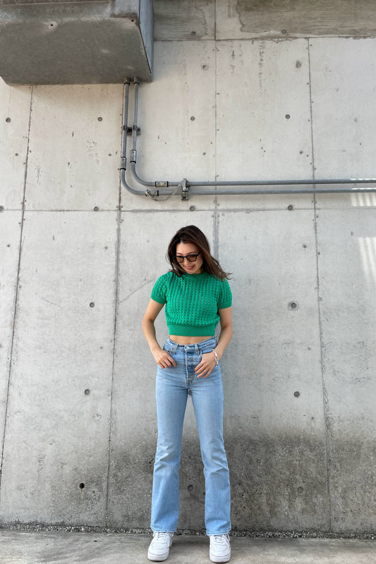 グリーンメッシュニット DPA30049