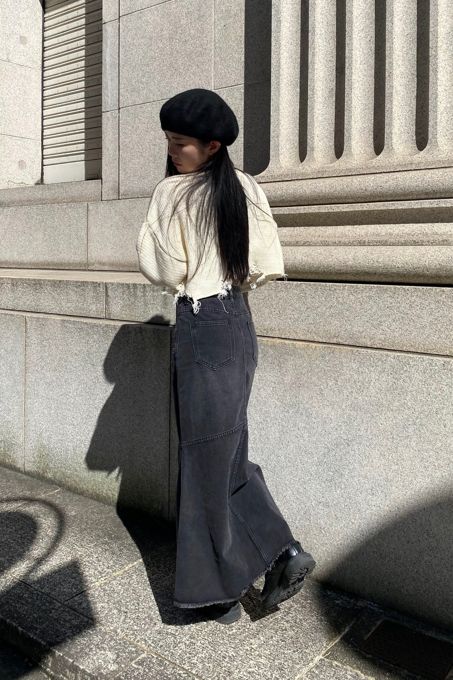 マーメイドジーンズスカート DPB43005