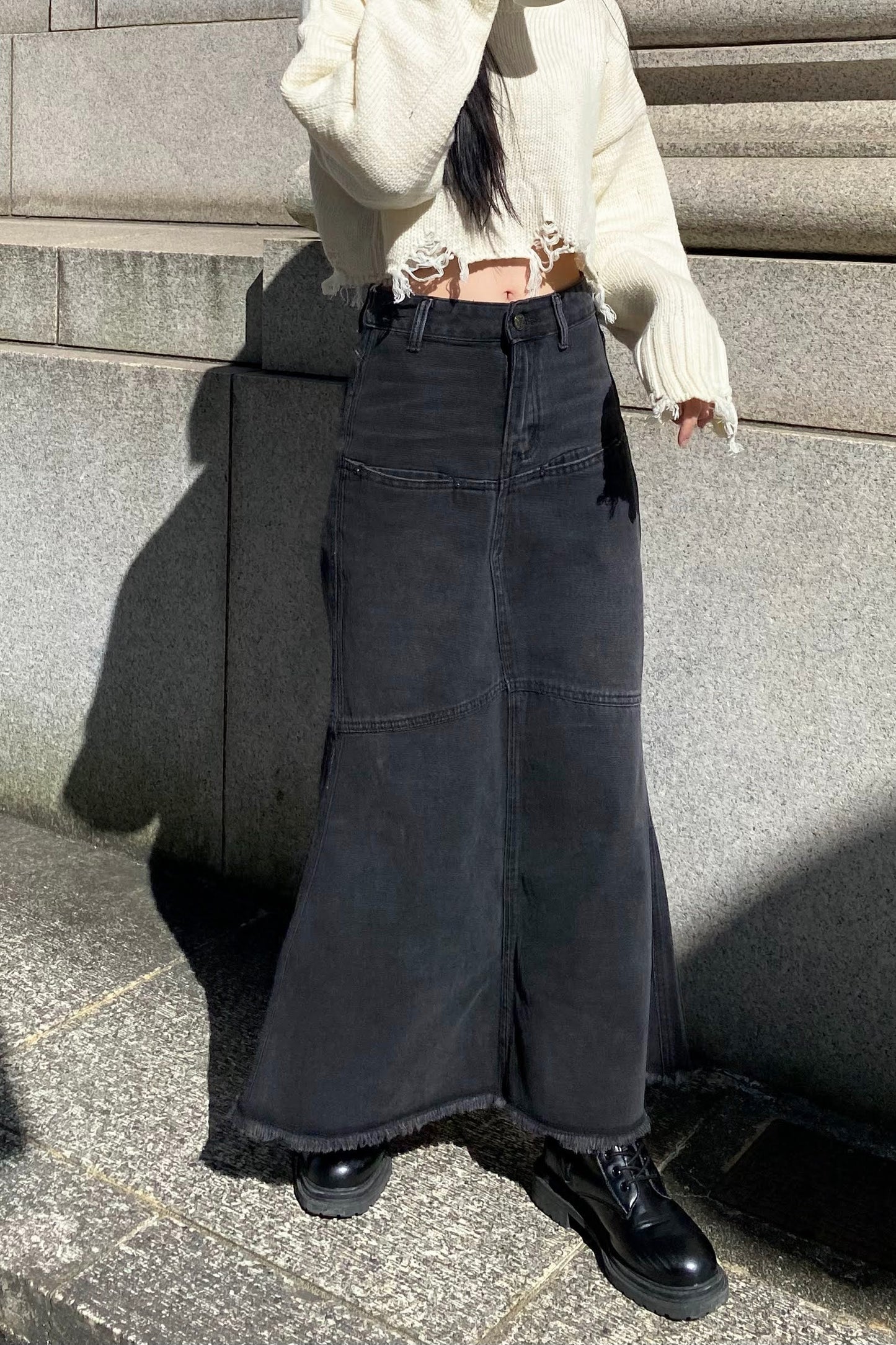 マーメイドジーンズスカート DPB43005