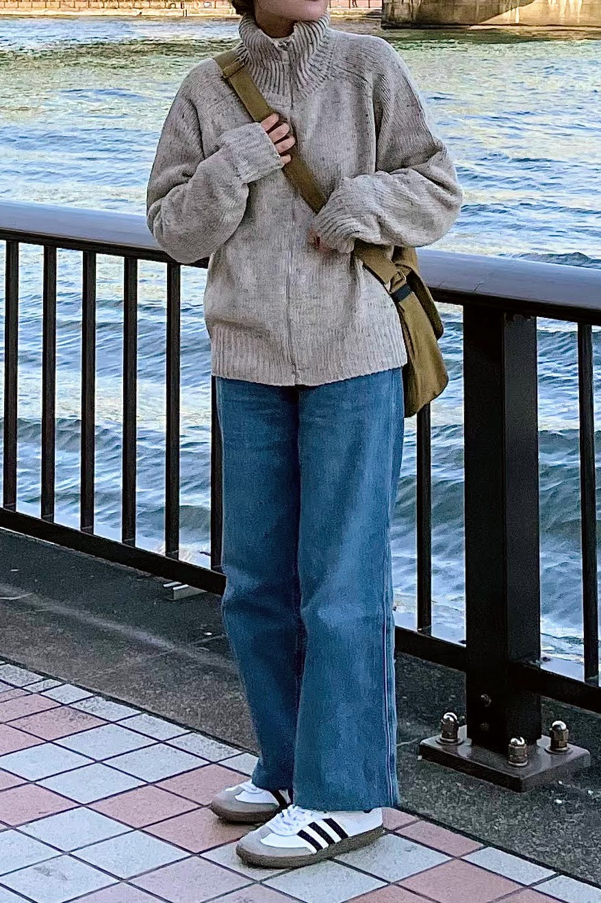 ニットジップパーカー CPA21019