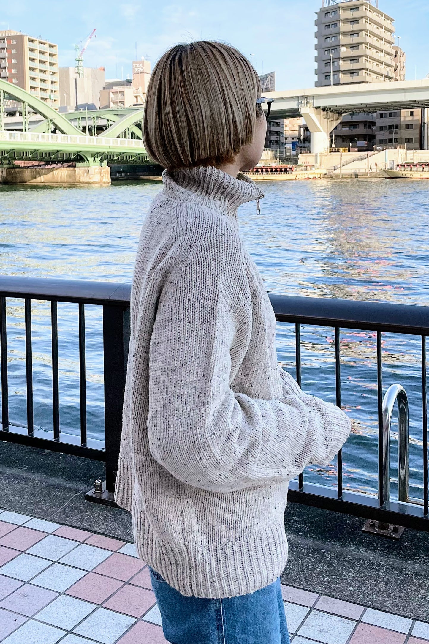 ニットジップパーカー CPA21019