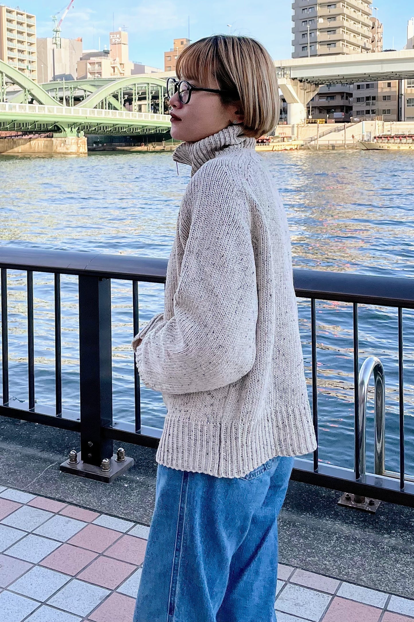 ニットジップパーカー CPA21019