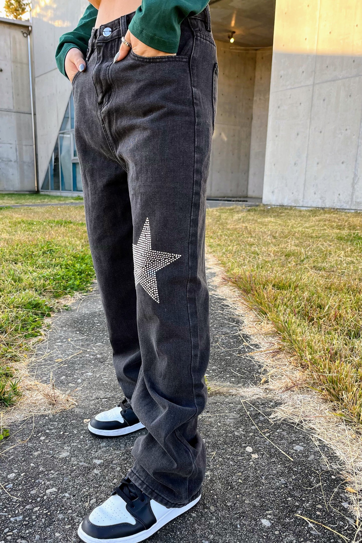 Starロゴステッチデニムパンツ DPB42016