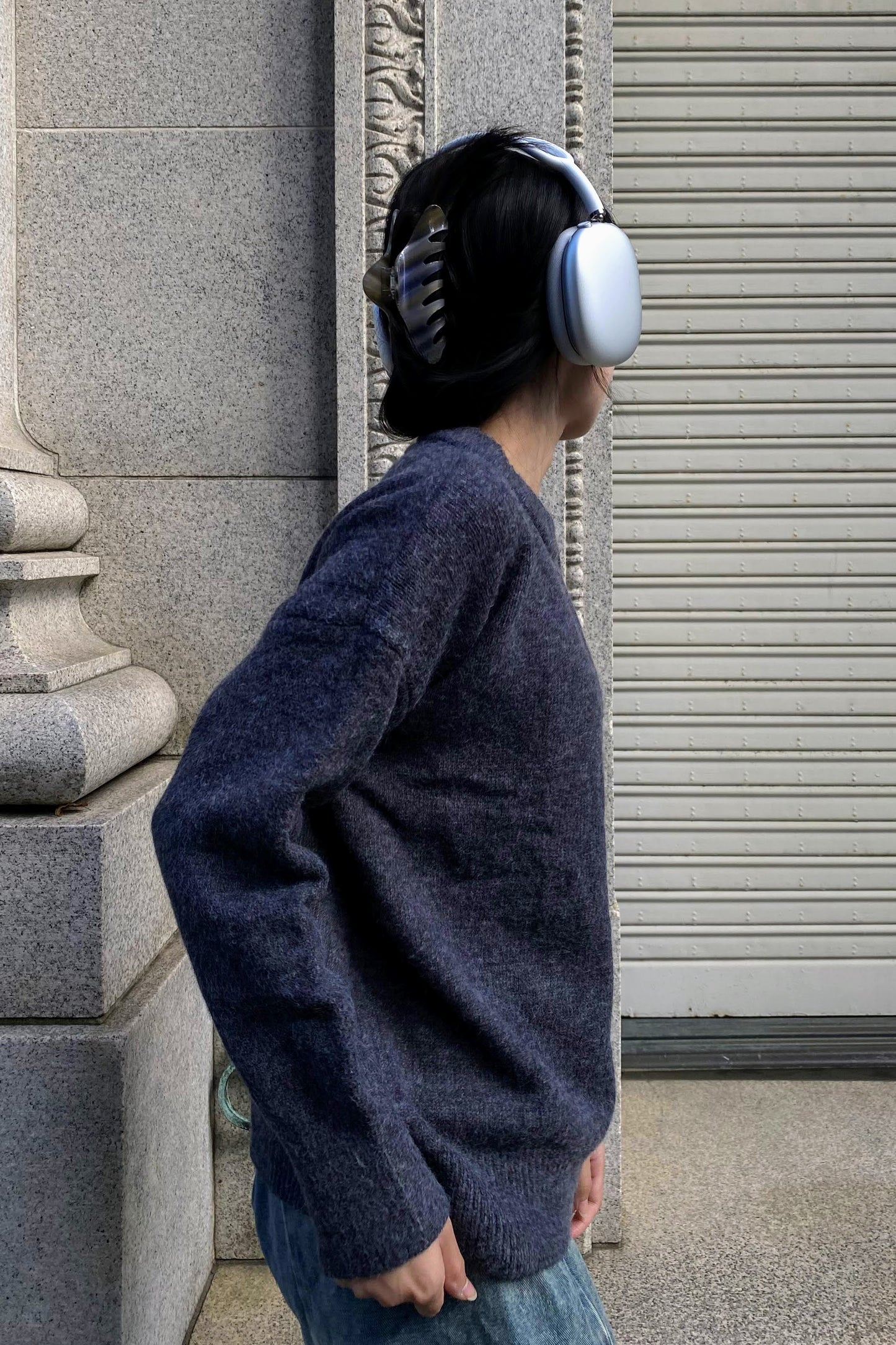 ダークオーバーニットトップス DPB43013