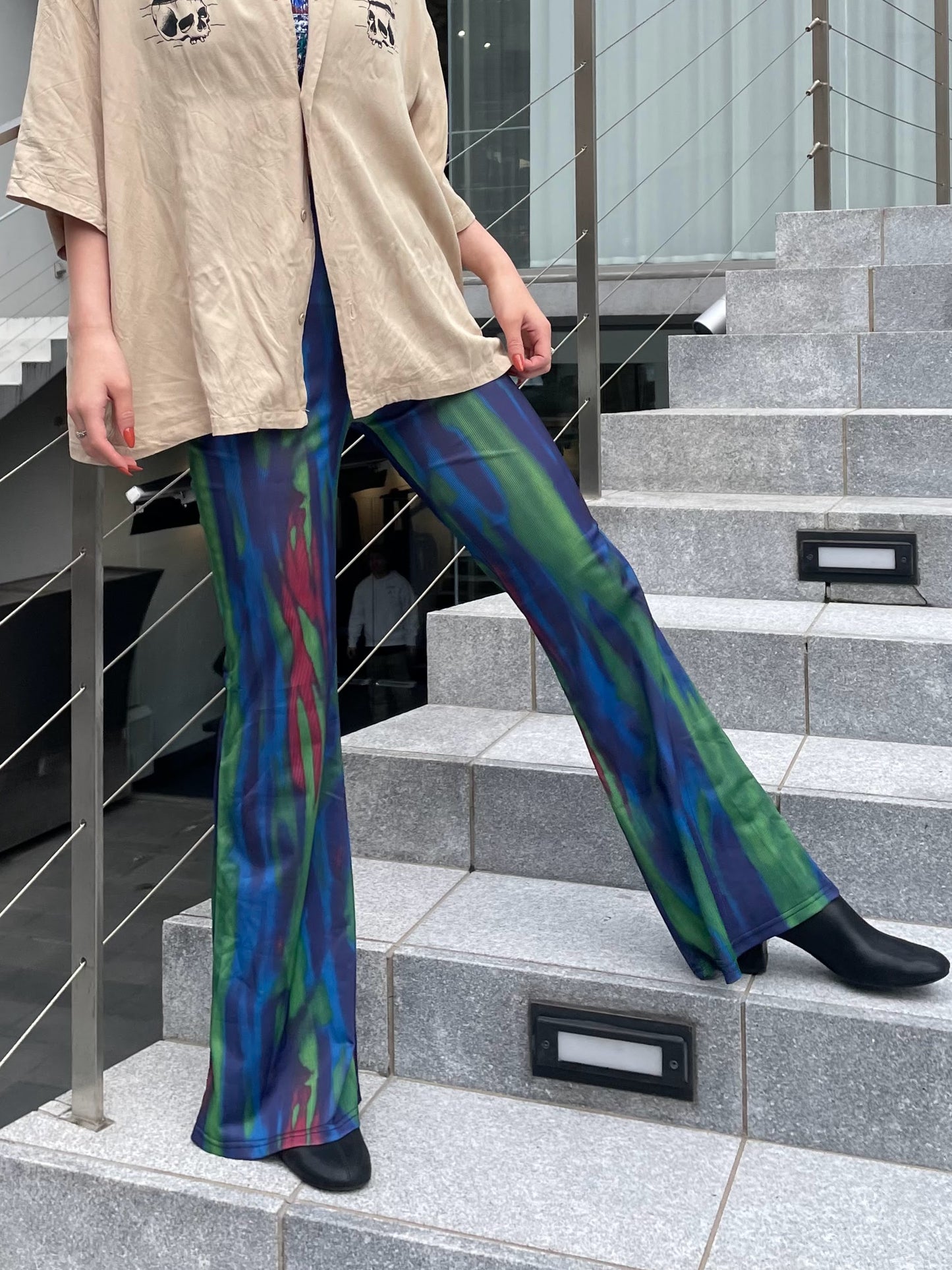 カラフルフレアパンツ DPB19120