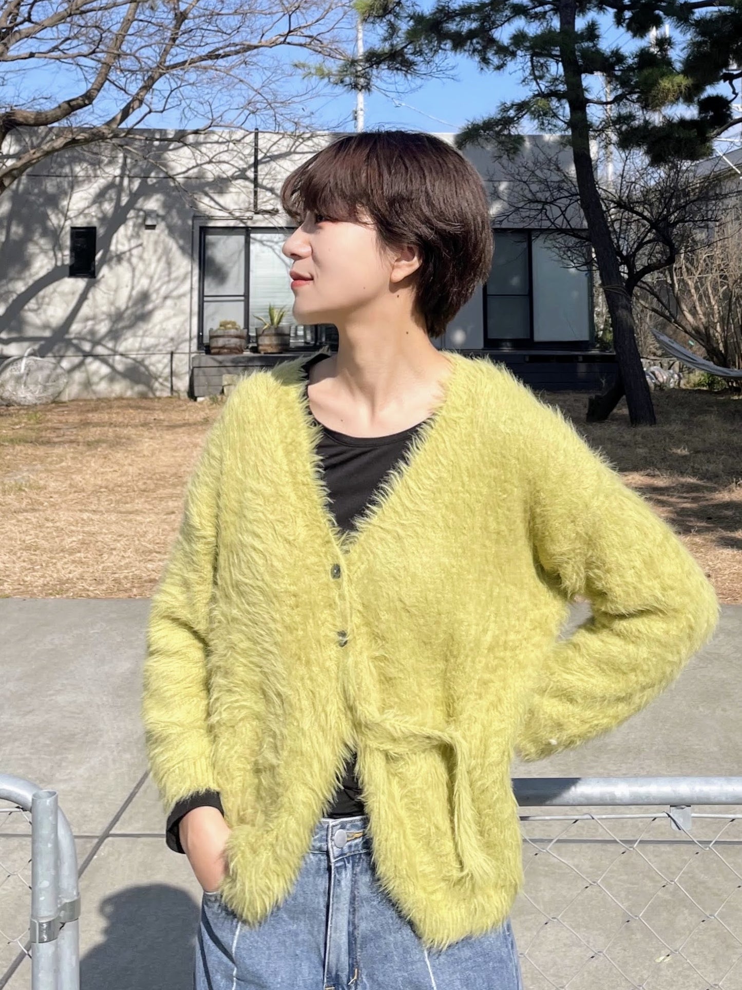 ルーズニットカーディガン DPA96107