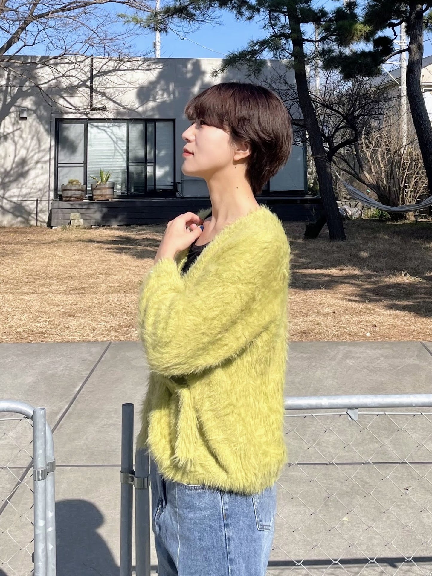 ルーズニットカーディガン DPA96107