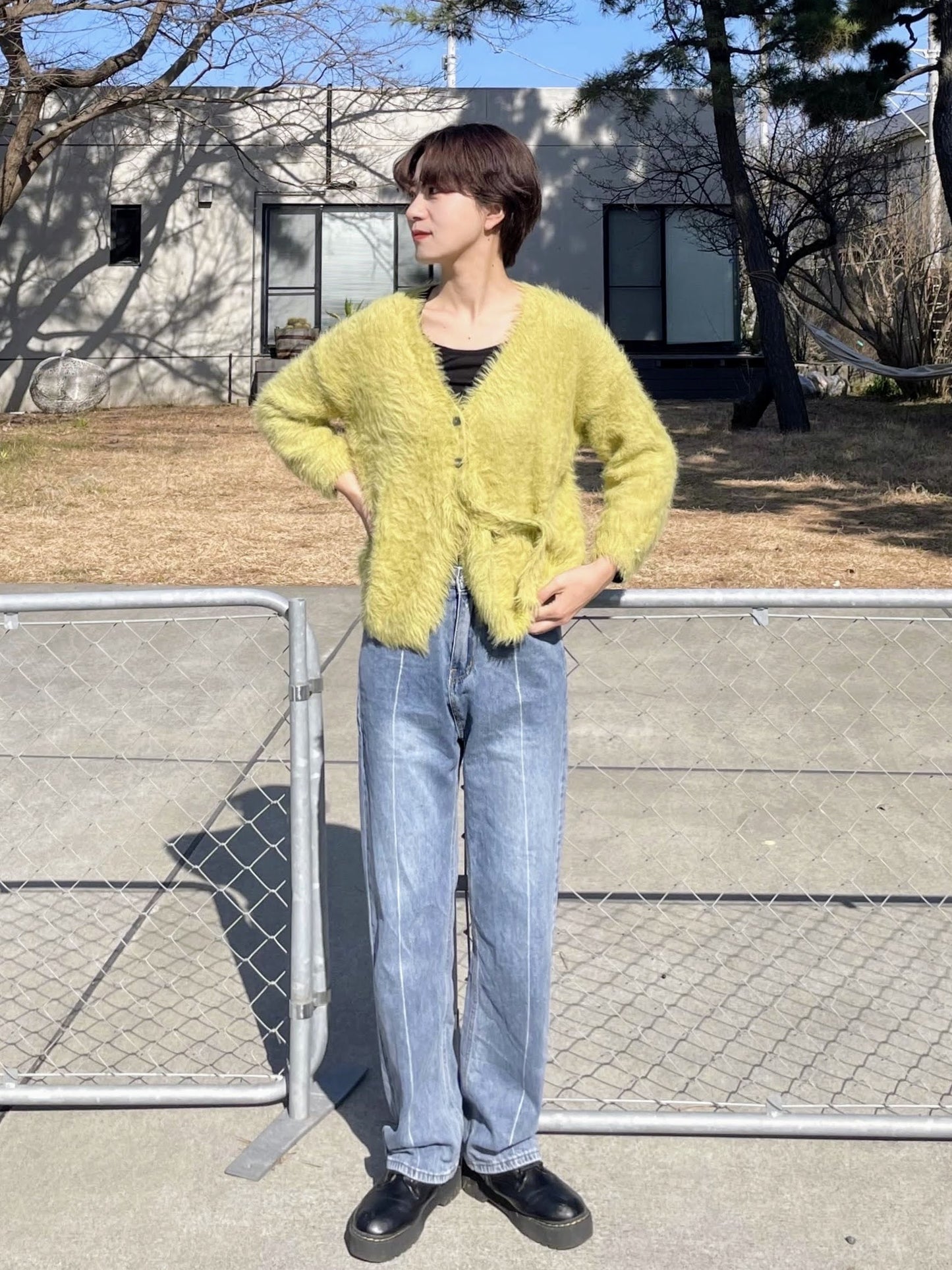 ルーズニットカーディガン DPA96107