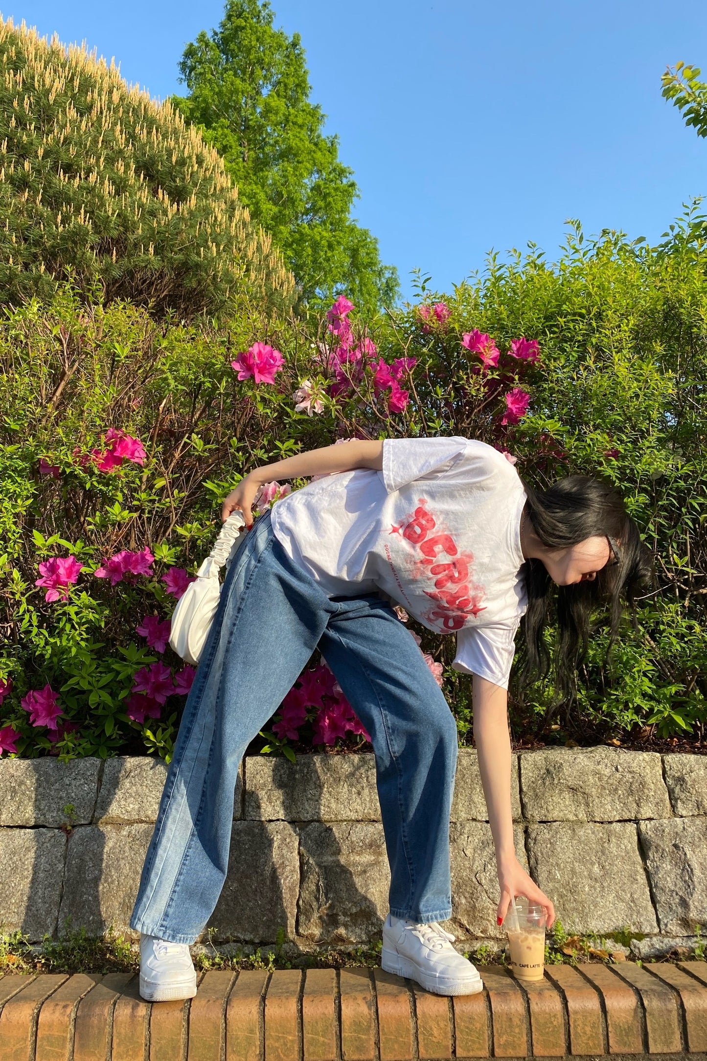 ホワイトロゴTシャツ DPA46043