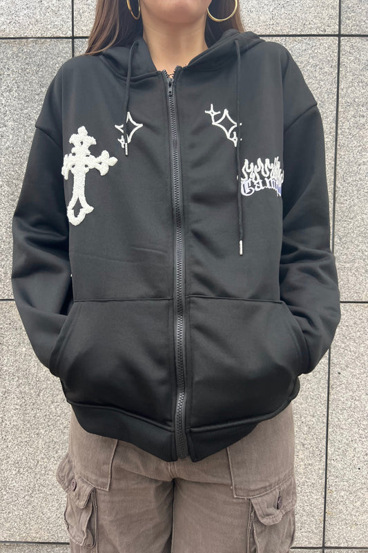 デザインジップパーカー DPA69093