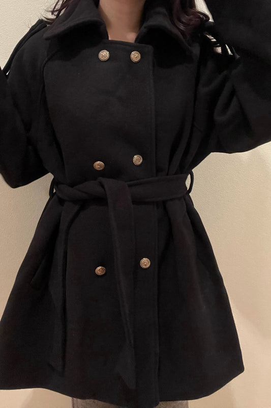 ダブルボタンショートコート CPA03018