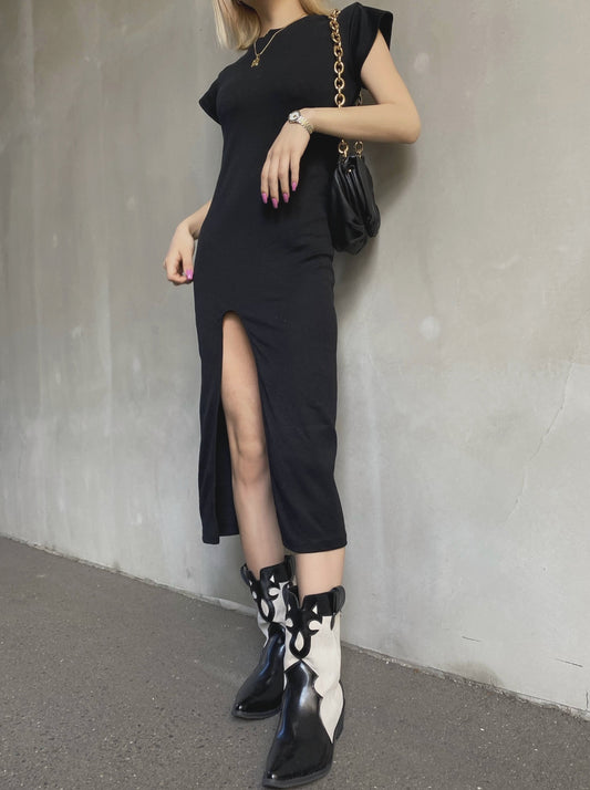 スリットロングワンピース DPB26105