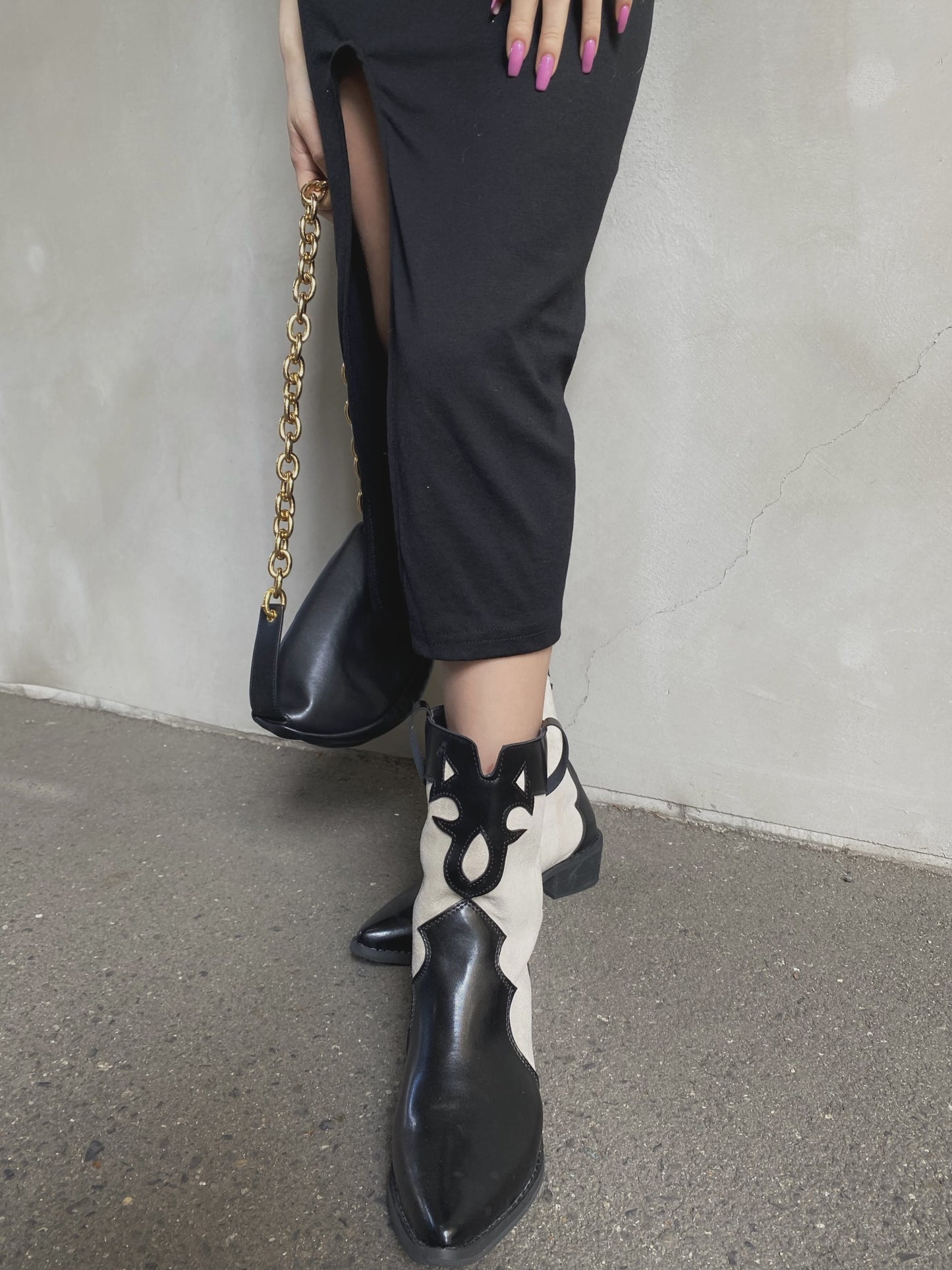 スリットロングワンピース DPB26105