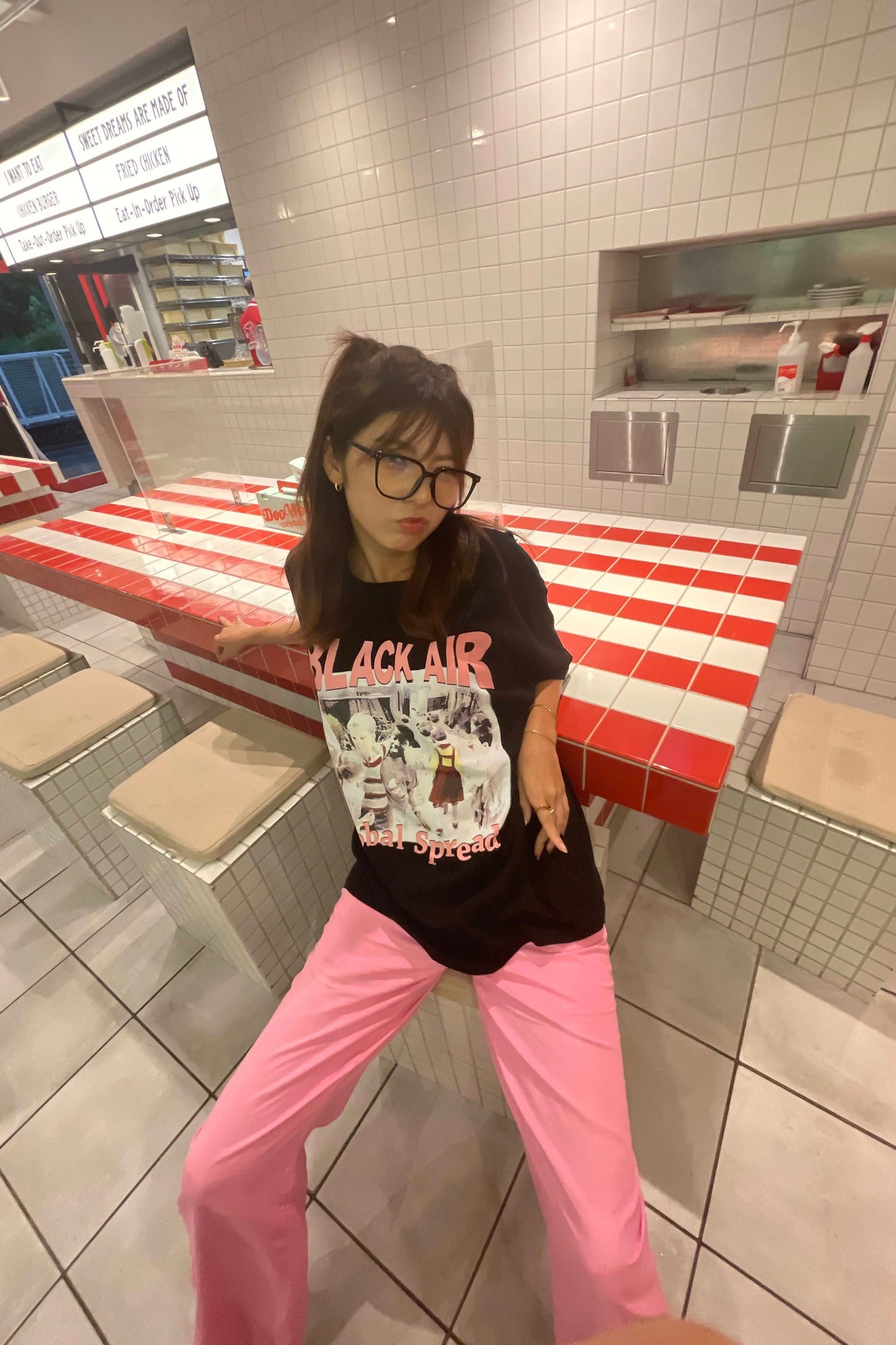 ブラックエアービッグTシャツ DPB11020