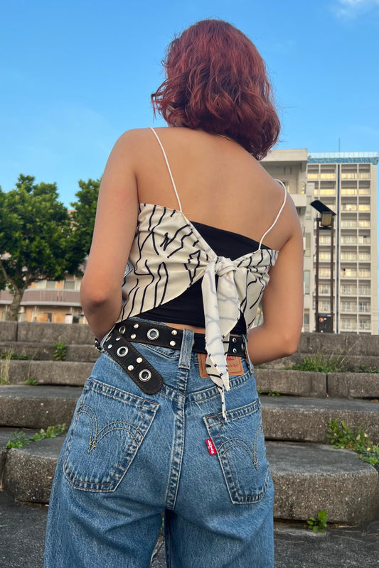 バックリボンデザインキャミソール DPA39023