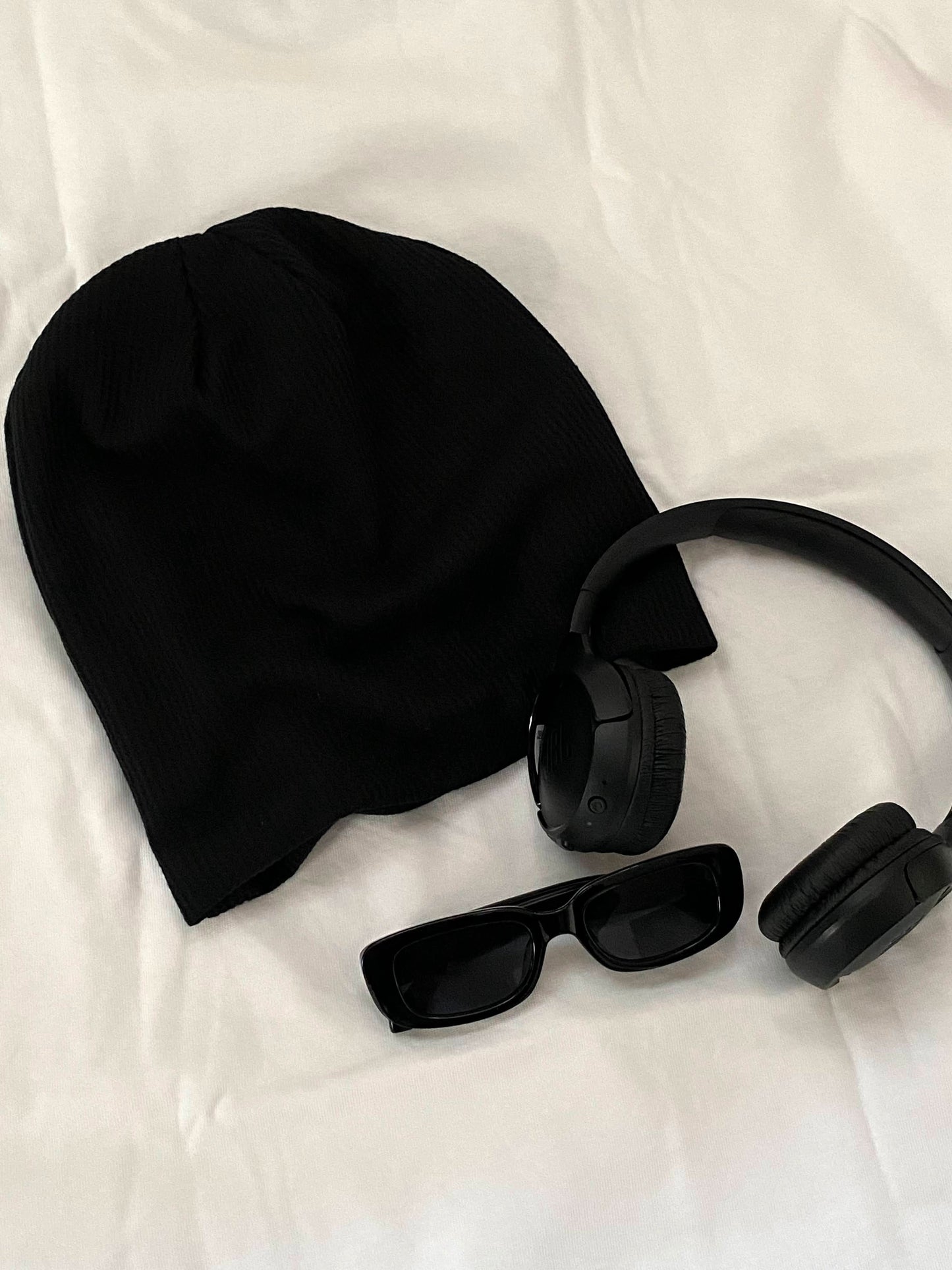 ブラックワッフルビーニー DPB02033