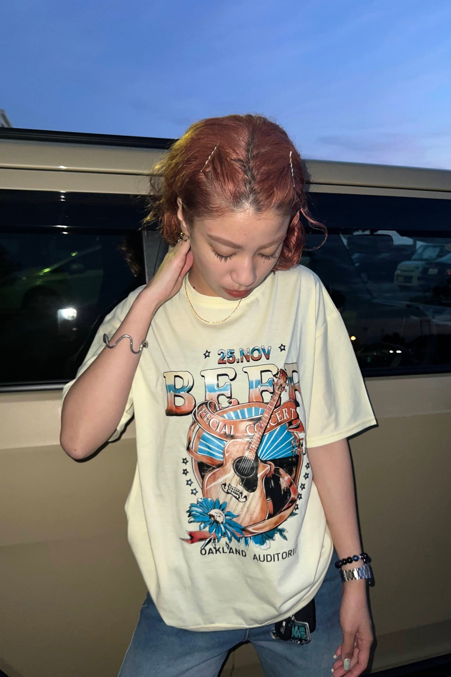 ビッグシルエットプリントTシャツ DPA39024