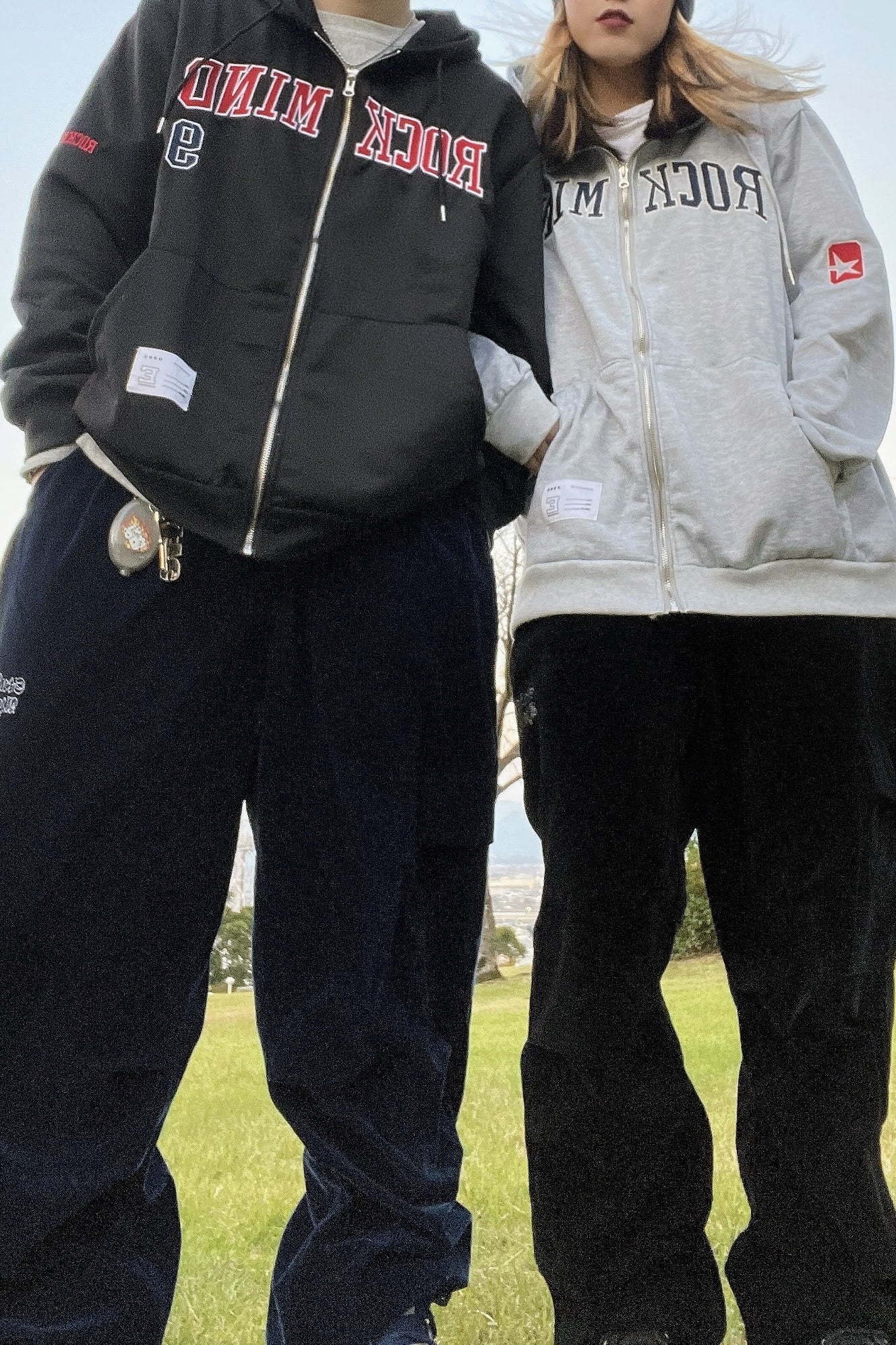 ROCKロゴパーカー DPB02058