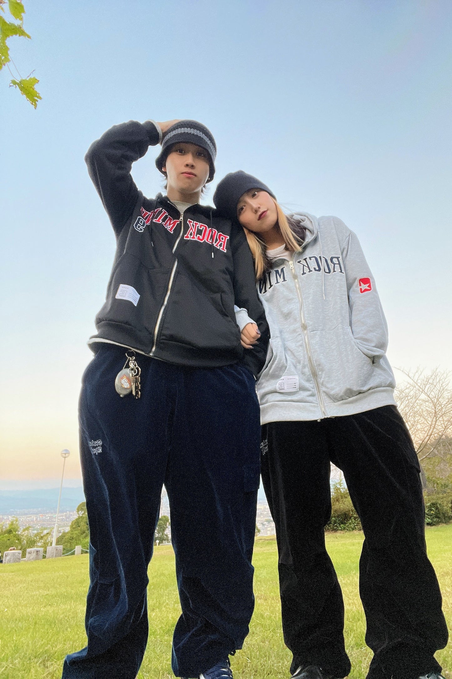 ROCKロゴパーカー DPB02058