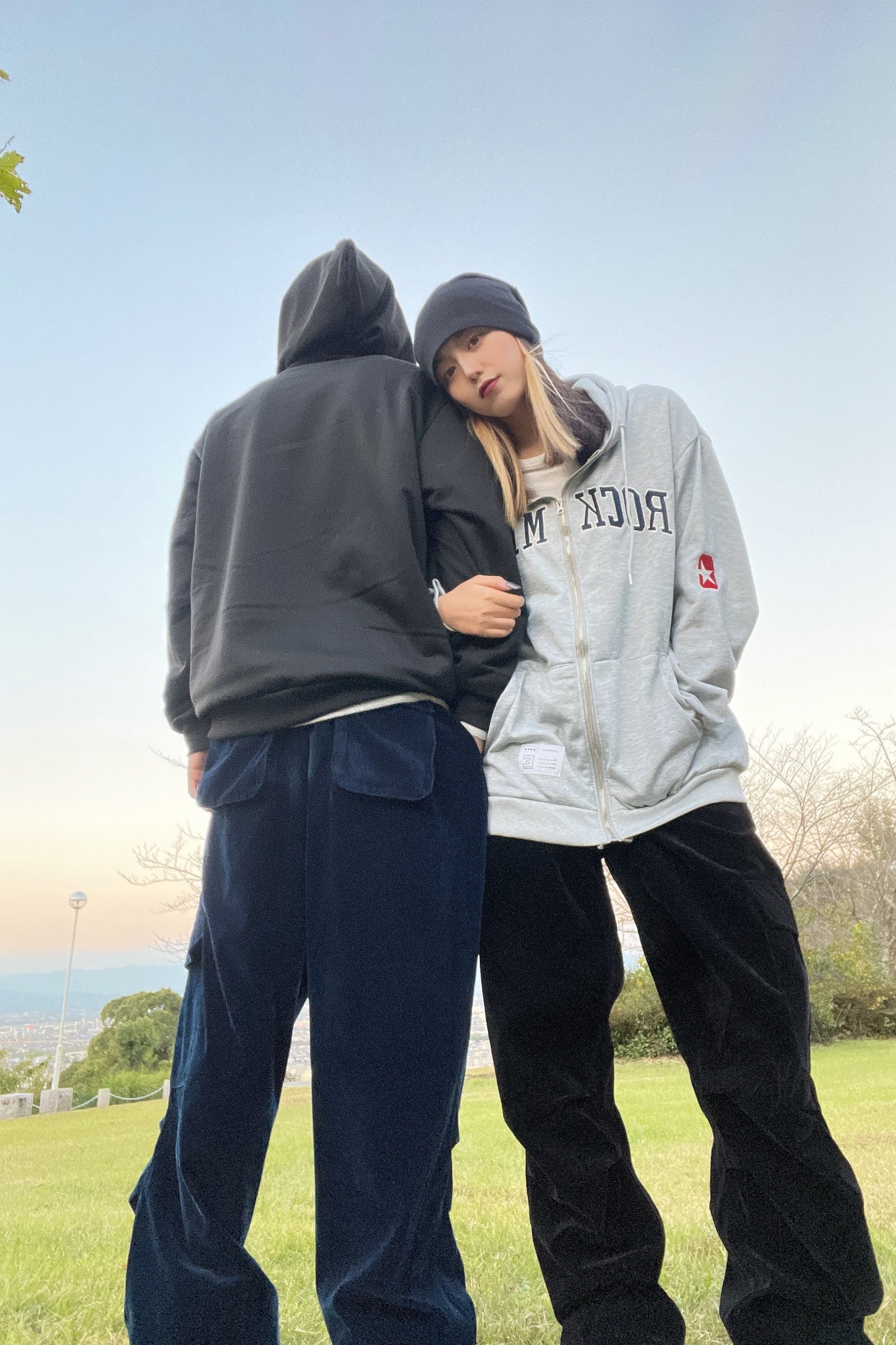 ROCKロゴパーカー DPB02058