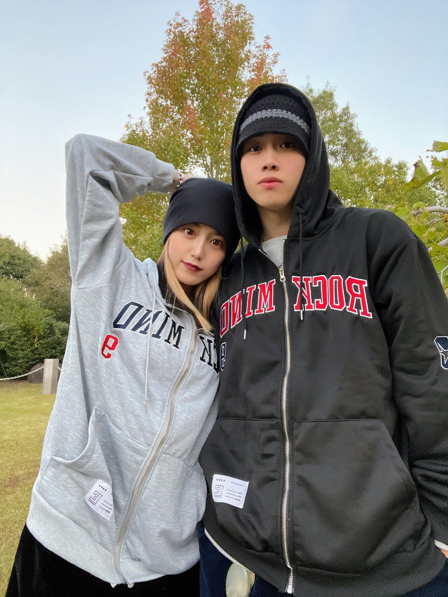 ROCKロゴパーカー DPB02058