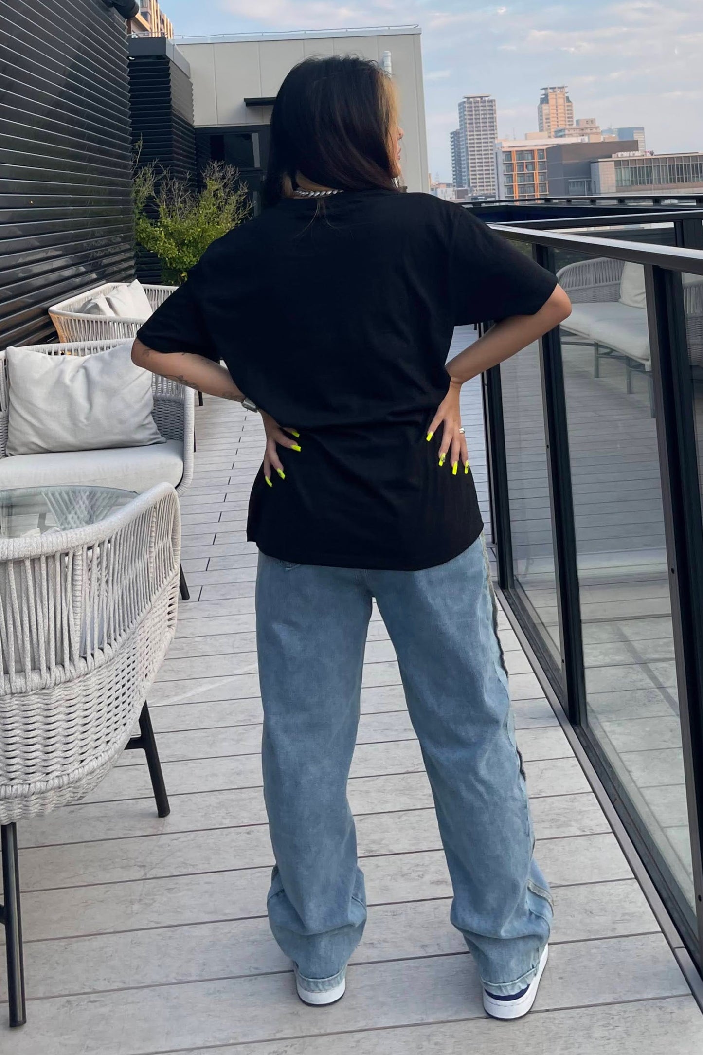 ストーングリッターTシャツ DPA81006