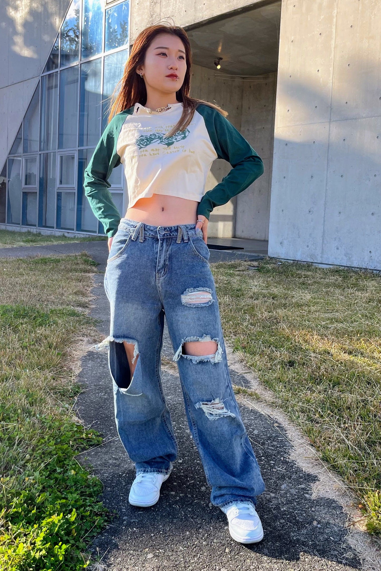 ダメージデニムパンツ DPB42001