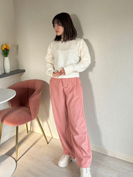 ピンクワイドパンツ CPA22053