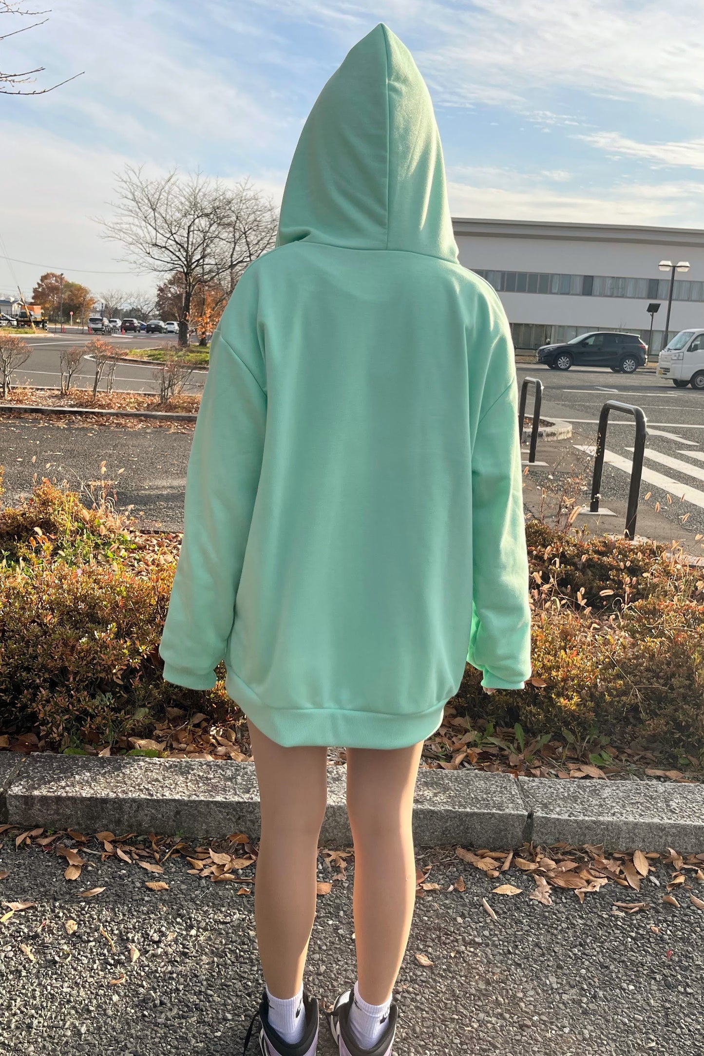 mintGreenジップパーカー DPB42006