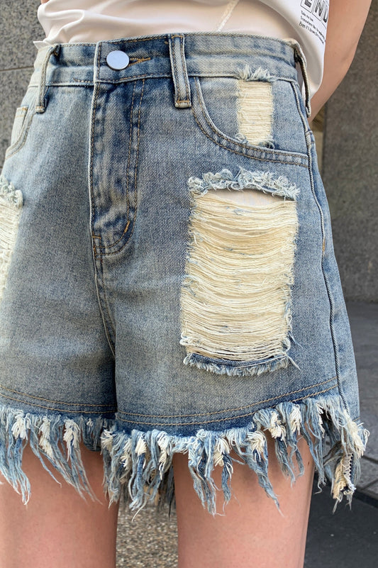 ダメージウォッシュドショートパンツ DPA76009