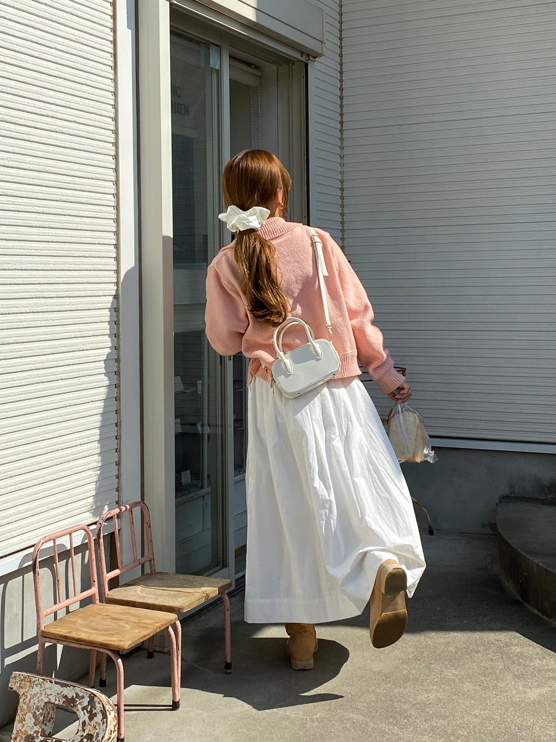 シャーベットカラーニットカーディガン CPA09025