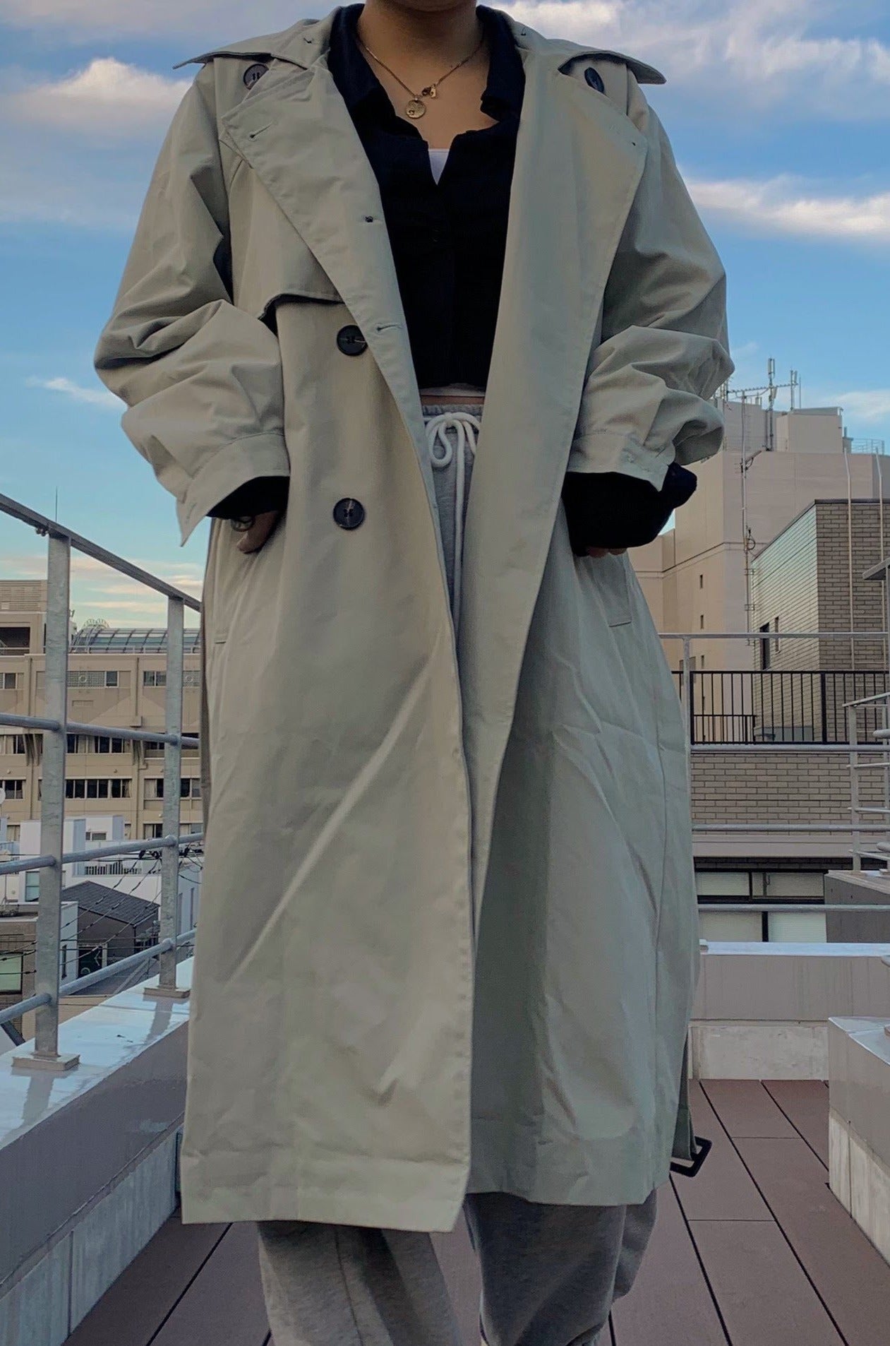 オーバーサイズトレンチコート DPA02096