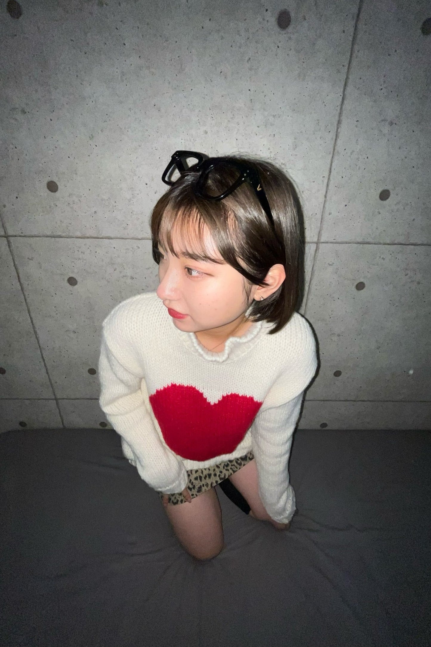 ポイントハートセーター DPA02119