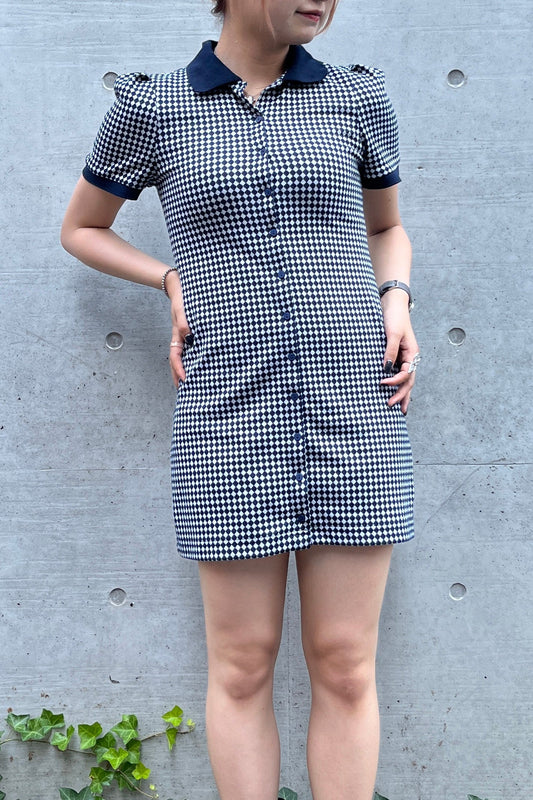 チェックミニワンピース DPA02217