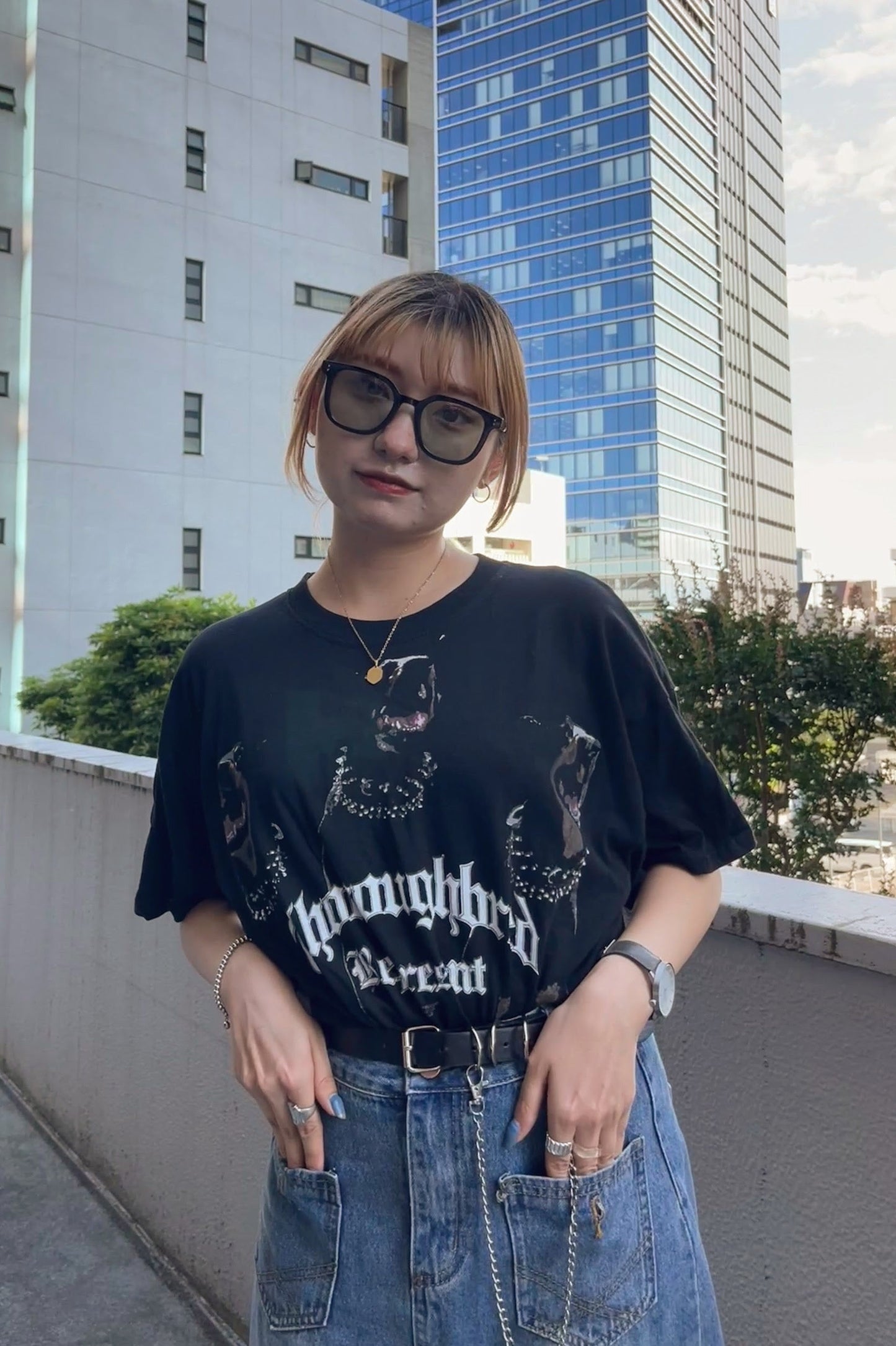 ドックプリントTシャツ DPA02222