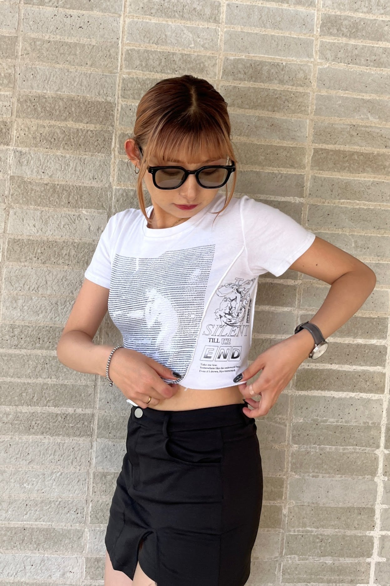 モノクロフォトTシャツ DPA02229