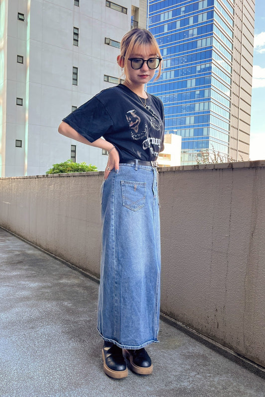 ロングデニムスカート DPA02230