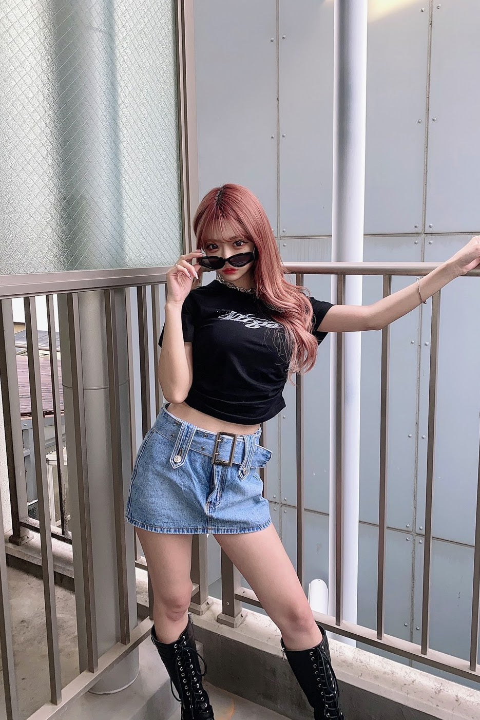 グリッターロゴTシャツ DPA64011